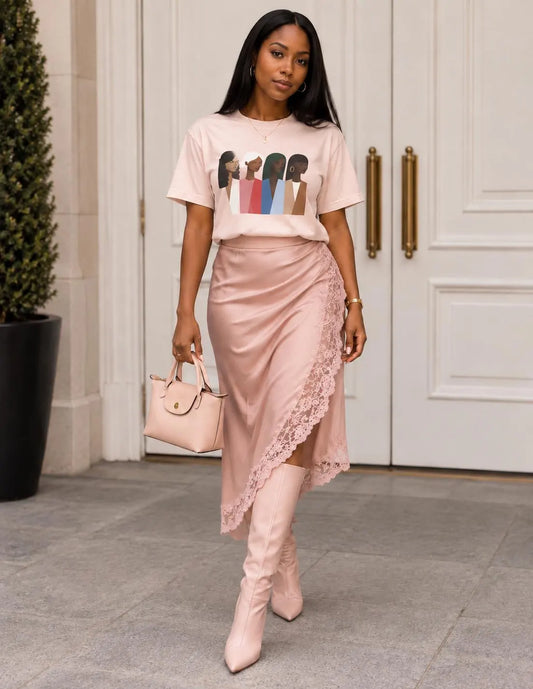 Custom Melanin T-Shirt, Inclusive Designs for Her