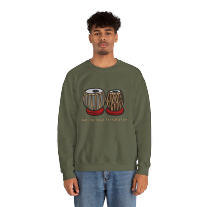 Personalized Tabla Drum Sweatshirt, Desi Indian Music Lovers Gift