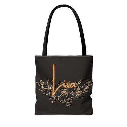 Custom Tres Chic Melanin Tote Bag, Beautiful Black Woman Gifts for Her & Mom