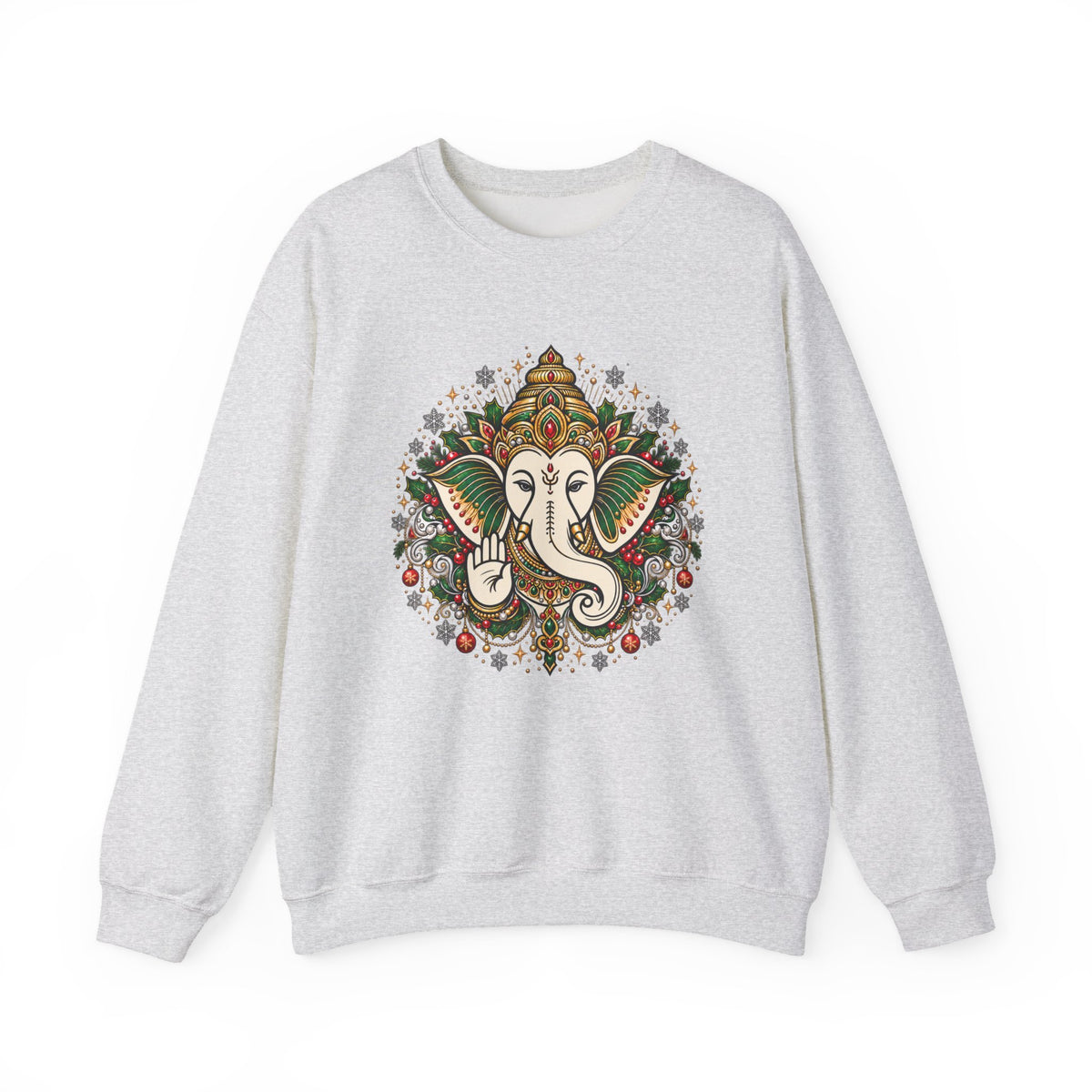 Personalized Ganesh Holiday Sweatshirt, South Asian Fun Party & Festive Wear