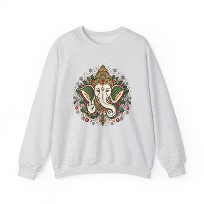 Personalized Ganesh Holiday Sweatshirt, South Asian Fun Party & Festive Wear