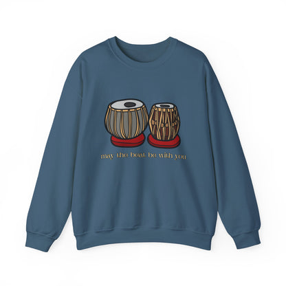 Personalized Tabla Drum Sweatshirt, Desi Indian Music Lovers Gift