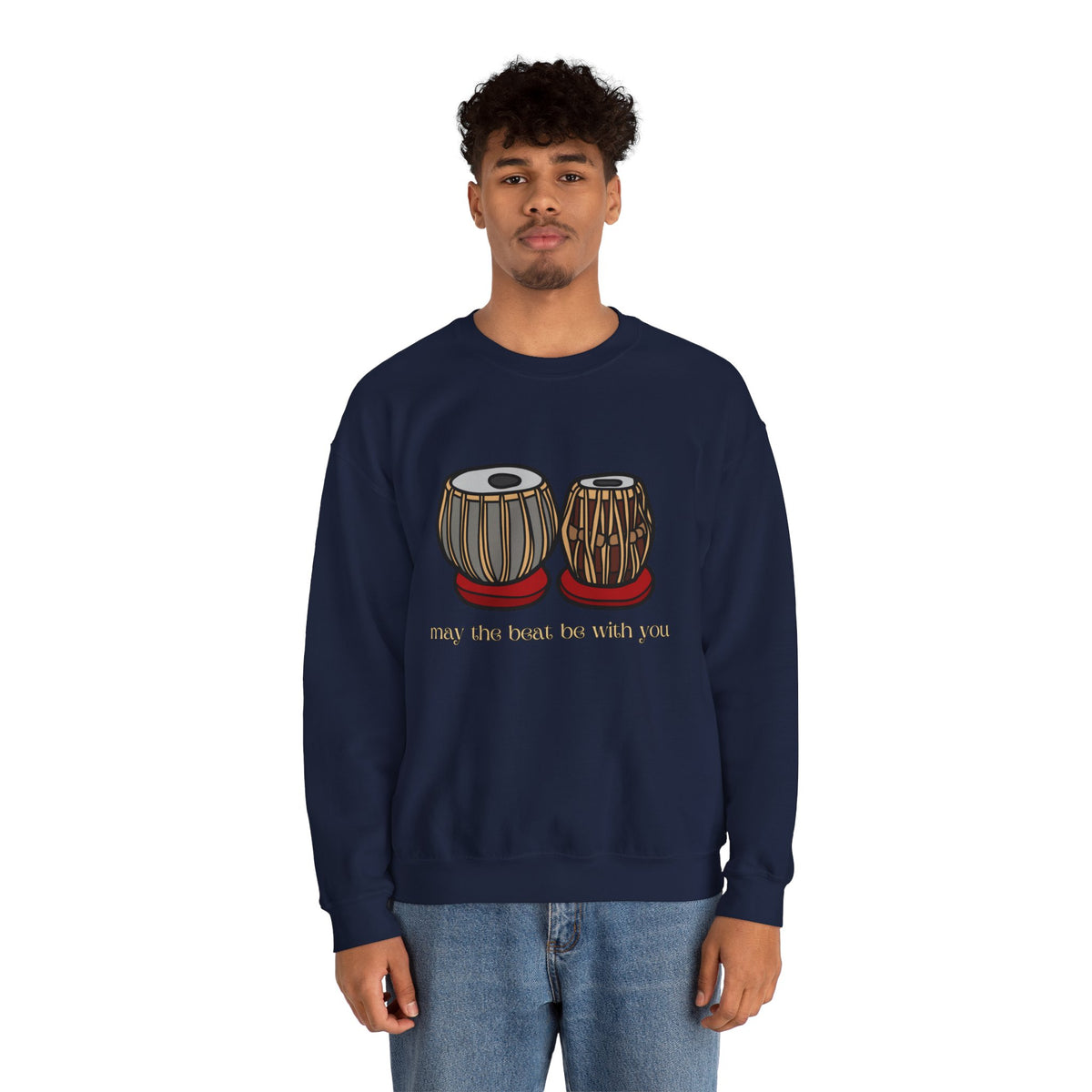 Personalized Tabla Drum Sweatshirt, Desi Indian Music Lovers Gift