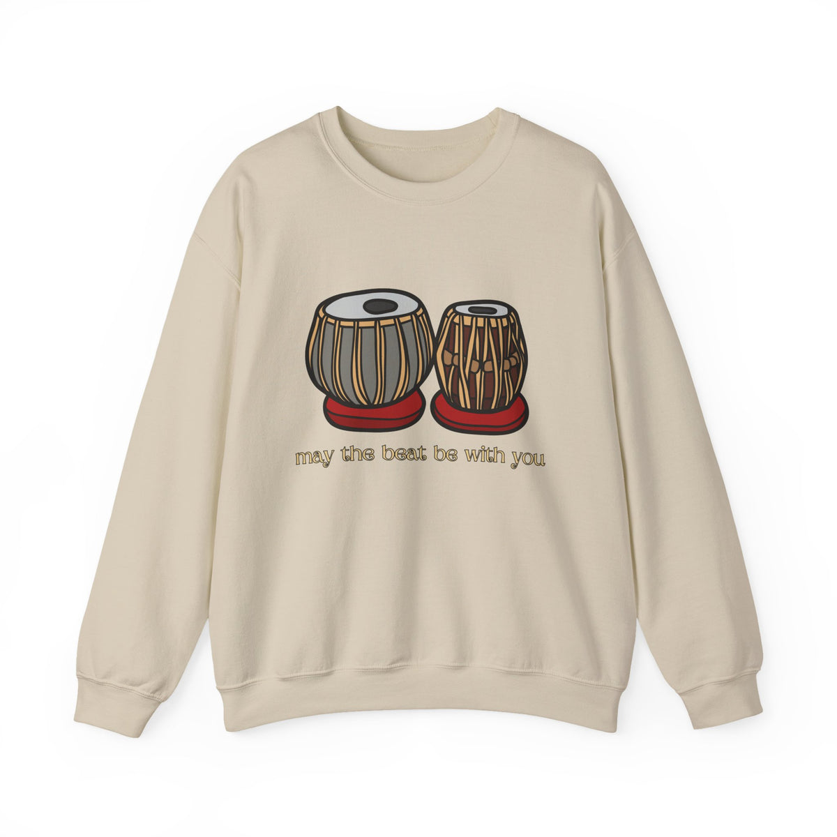Personalized Tabla Drum Sweatshirt, Desi Indian Music Lovers Gift