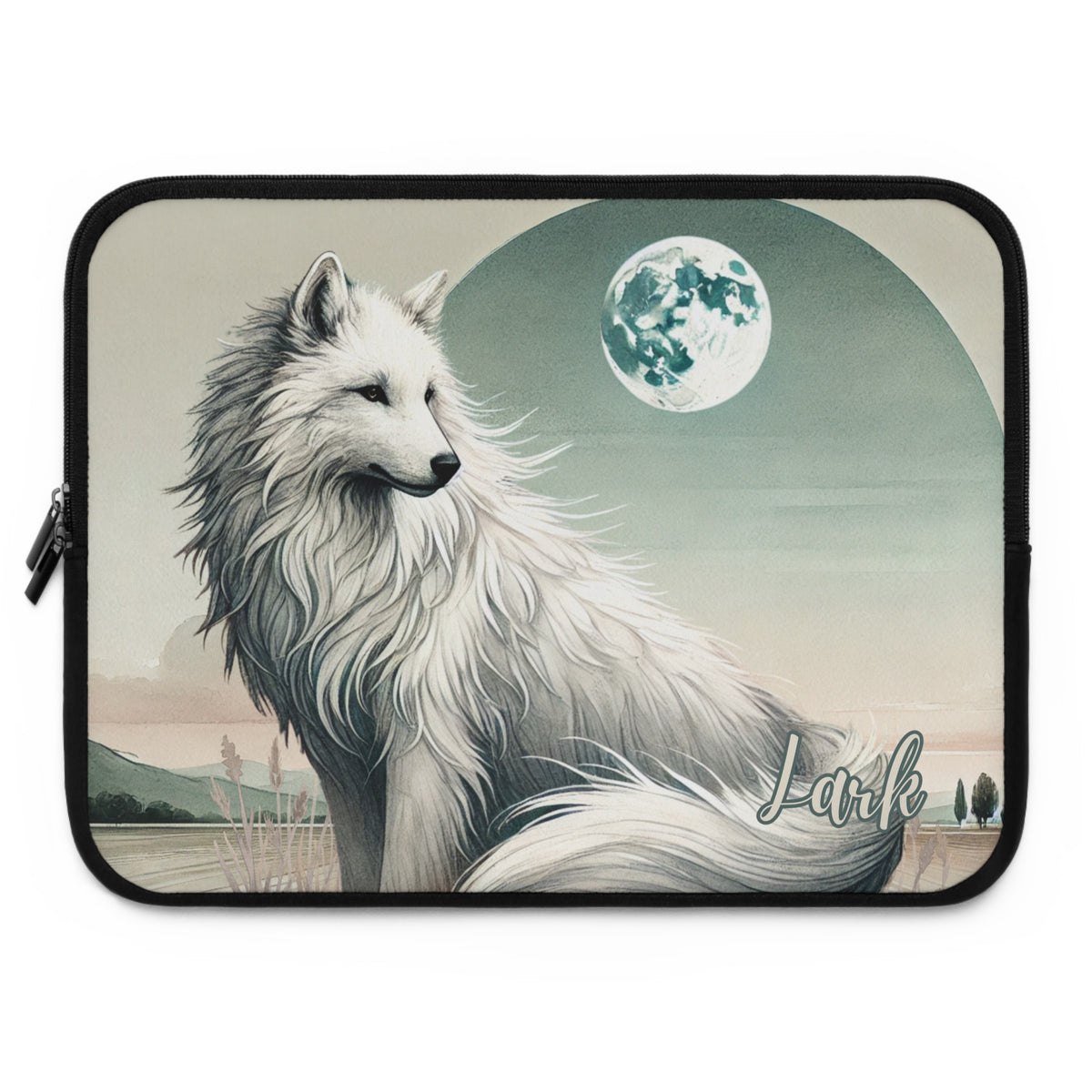 Dire Wolf Laptop Case / Sleeve, Chic Wolves and Dogs for Tablet Protectors and Covers