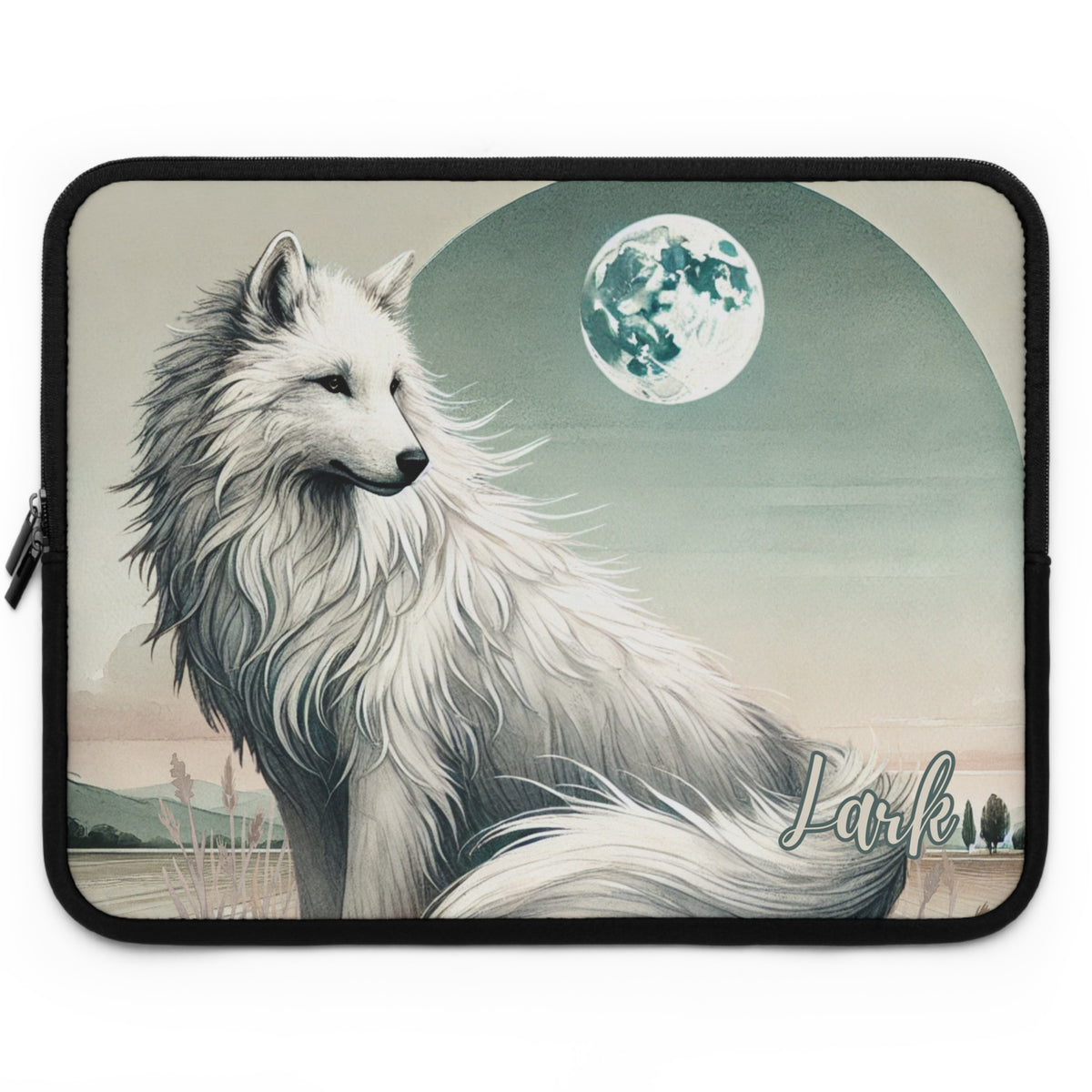 Dire Wolf Laptop Case / Sleeve, Chic Wolves and Dogs for Tablet Protectors and Covers