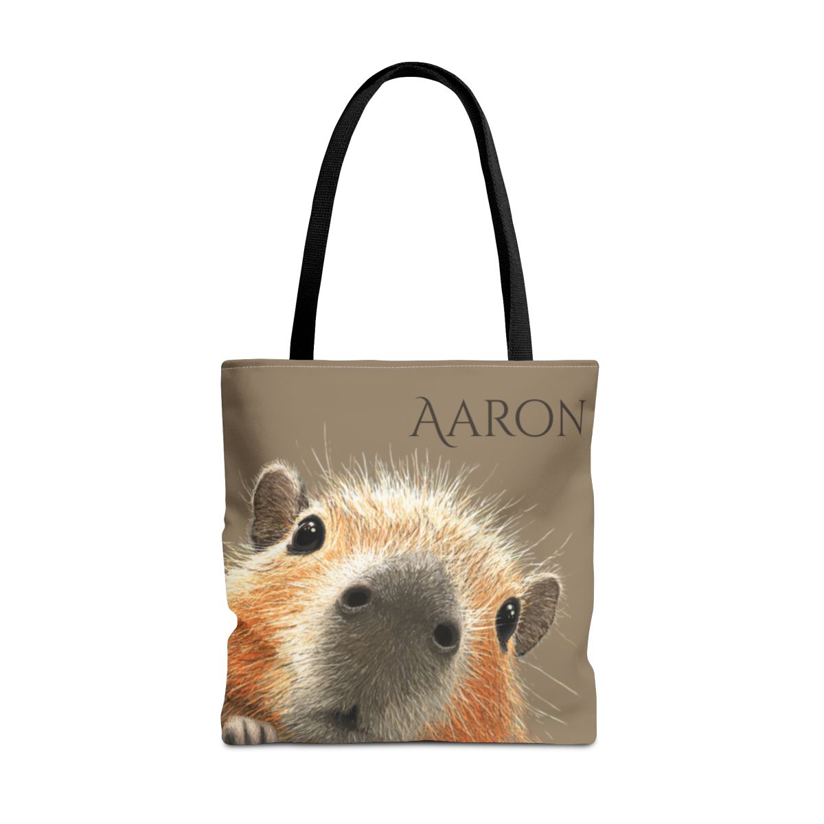Personalized Capybara Tote Bag, Chic Animal Lover Gifts (7 Options)