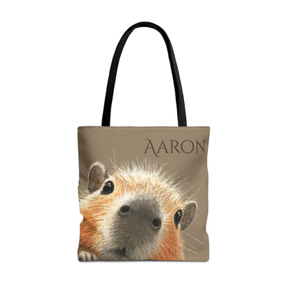 Personalized Capybara Tote Bag, Chic Animal Lover Gifts (7 Options)