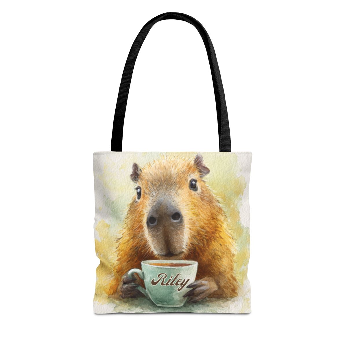 Personalized Capybara Tote Bag, Chic Animal Lover Gifts (7 Options)