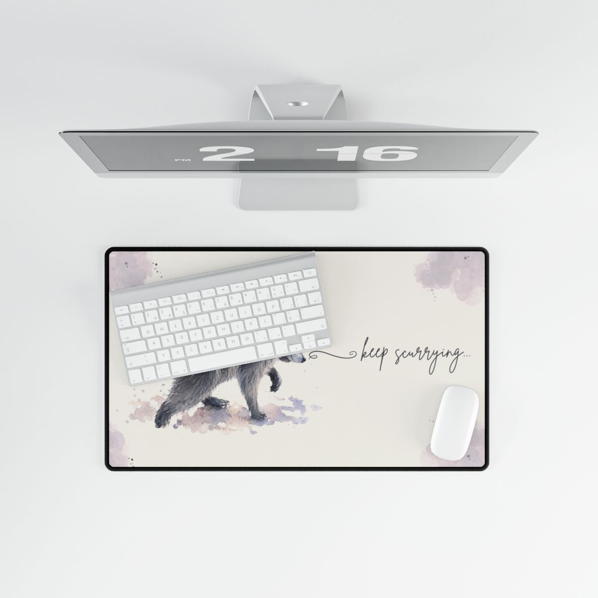 Jimothy Desk Mat, Raccoon Lovers Large Gaming Mouse Pad