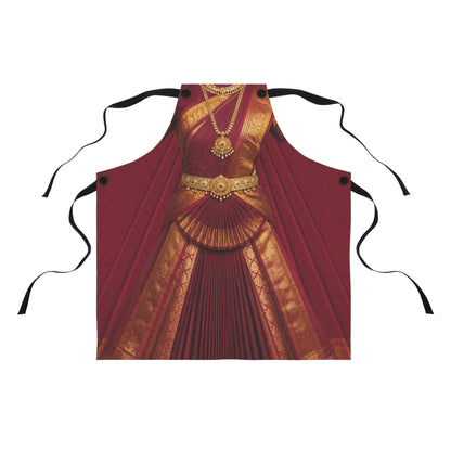 Bharatanatyam Novelty Apron, Arangetram Classical Dance Recital South Indian Gifts, Carnatic Chef Gift