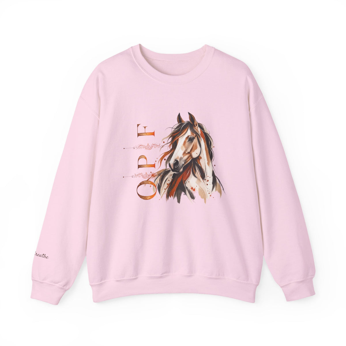 Orange Peel Finds Exclusive Horse Lovers Sweatshirt, Chic Modern Sweatshirts for Her and Him