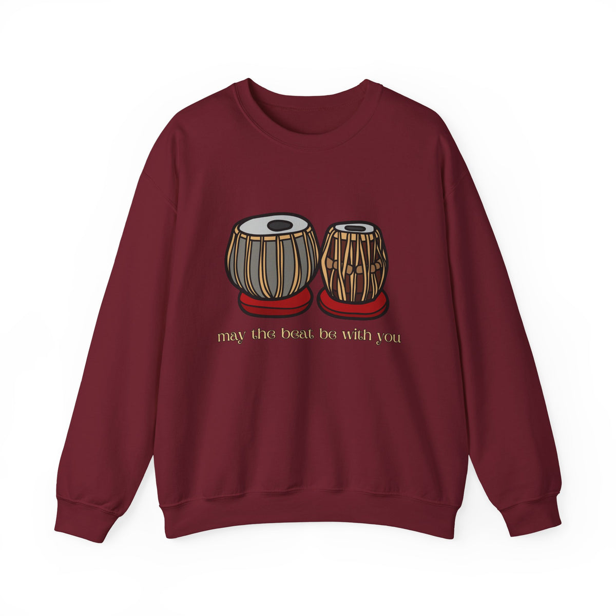 Personalized Tabla Drum Sweatshirt, Desi Indian Music Lovers Gift