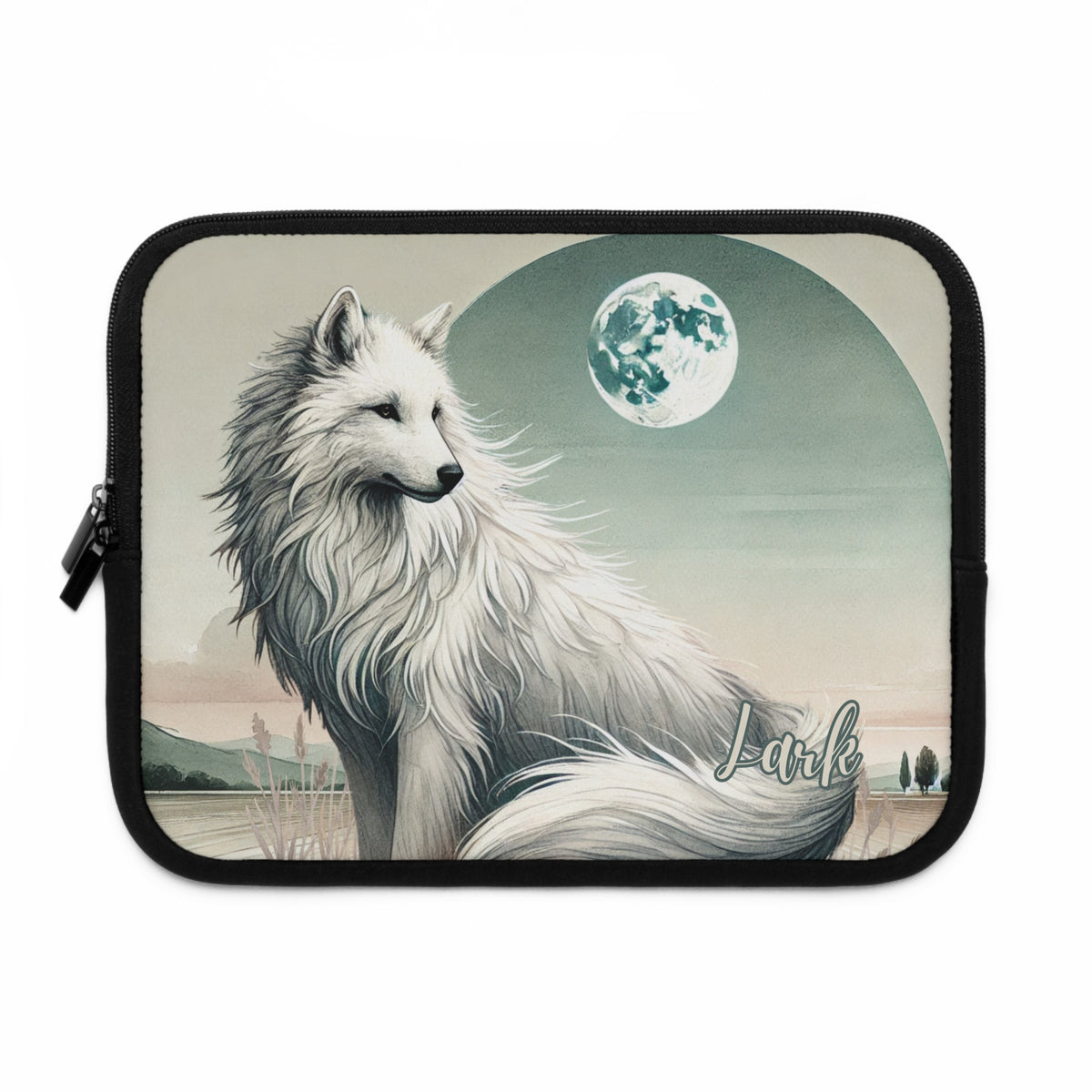 Dire Wolf Laptop Case / Sleeve, Chic Wolves and Dogs for Tablet Protectors and Covers