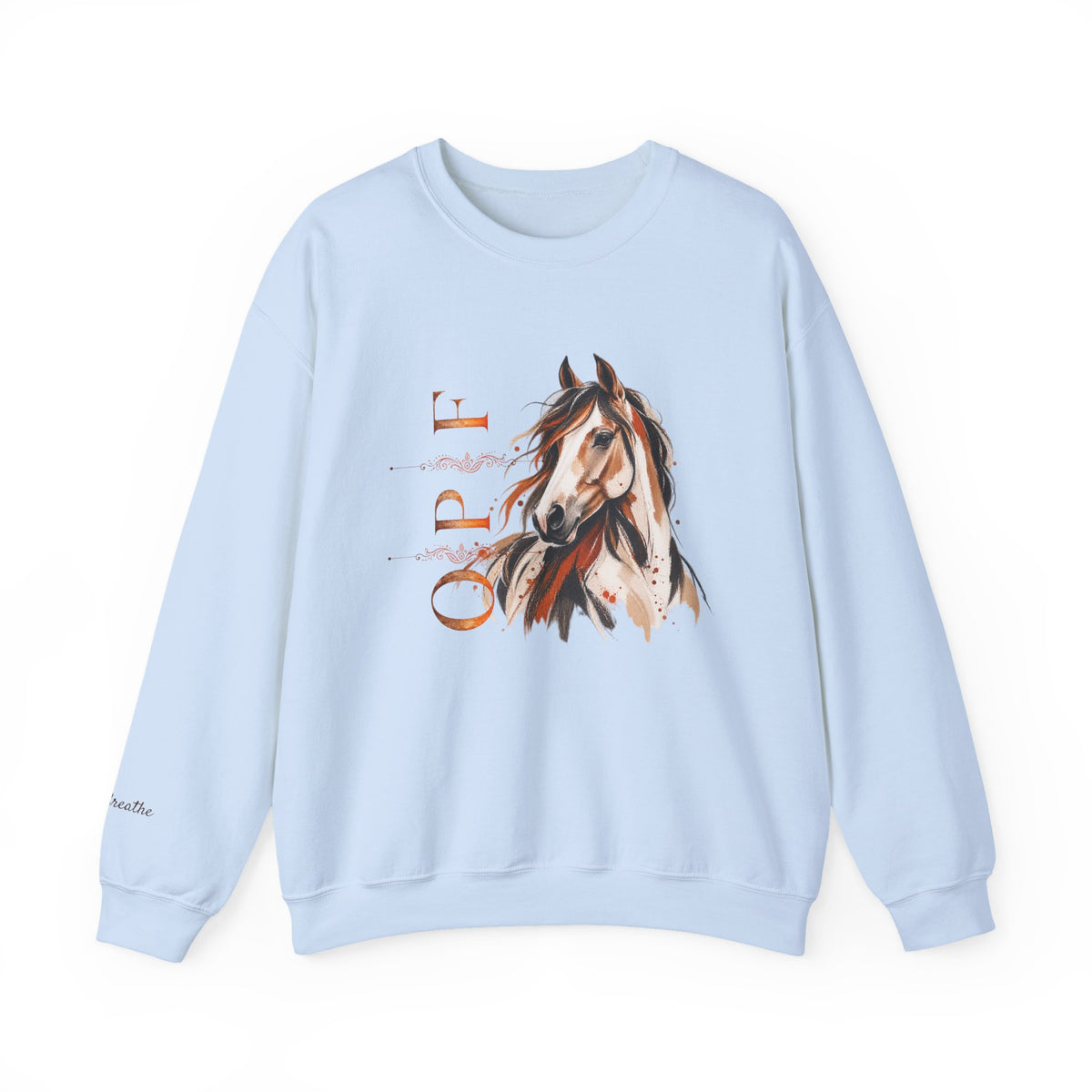 Orange Peel Finds Exclusive Horse Lovers Sweatshirt, Chic Modern Sweatshirts for Her and Him