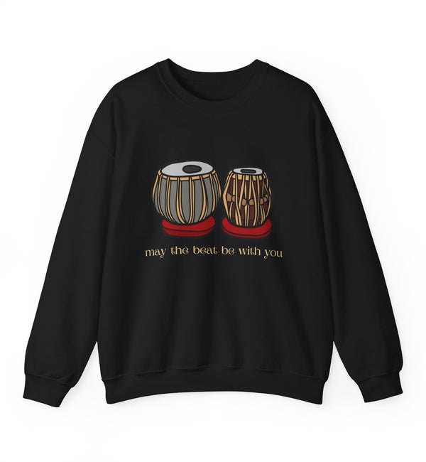 Personalized Tabla Drum Sweatshirt, Desi Indian Music Lovers Gift