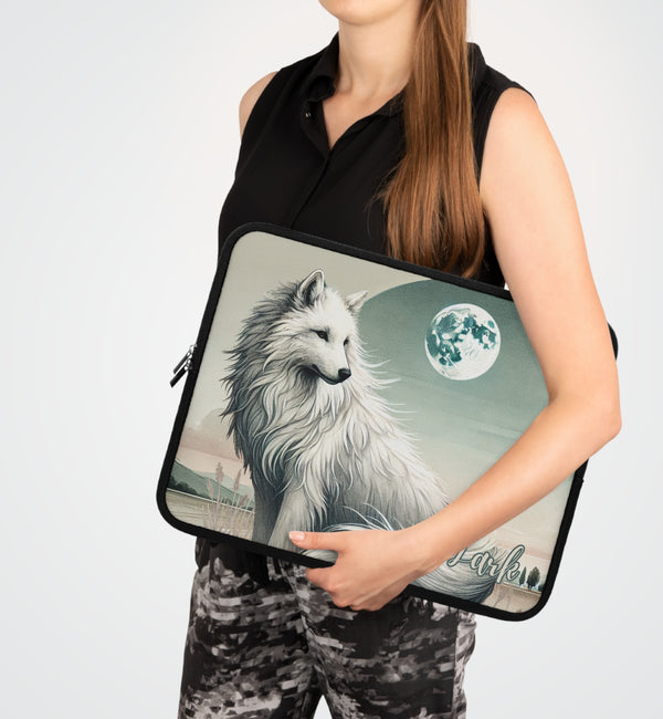 Dire Wolf Laptop Case / Sleeve, Chic Wolves and Dogs for Tablet Protectors and Covers