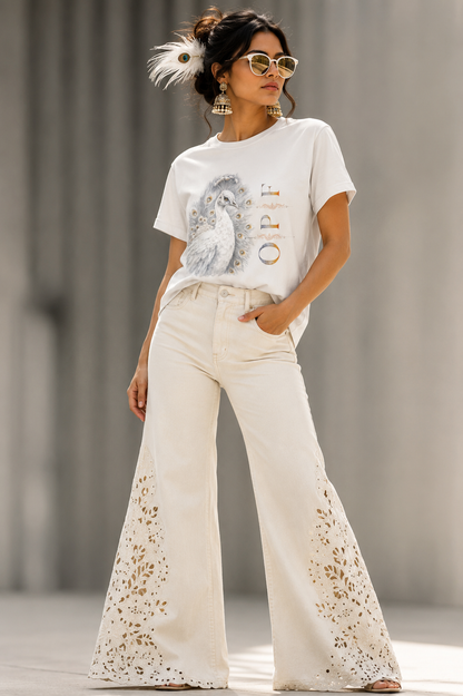 Orange Peel Finds Exclusive - Tiger, Peacock, Horse T-Shirt