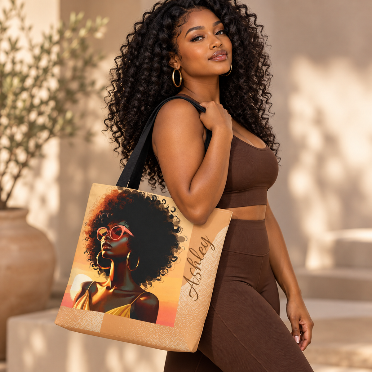 Melanin Tote, Chic Inclusive Soul Sista Gifts and Bags