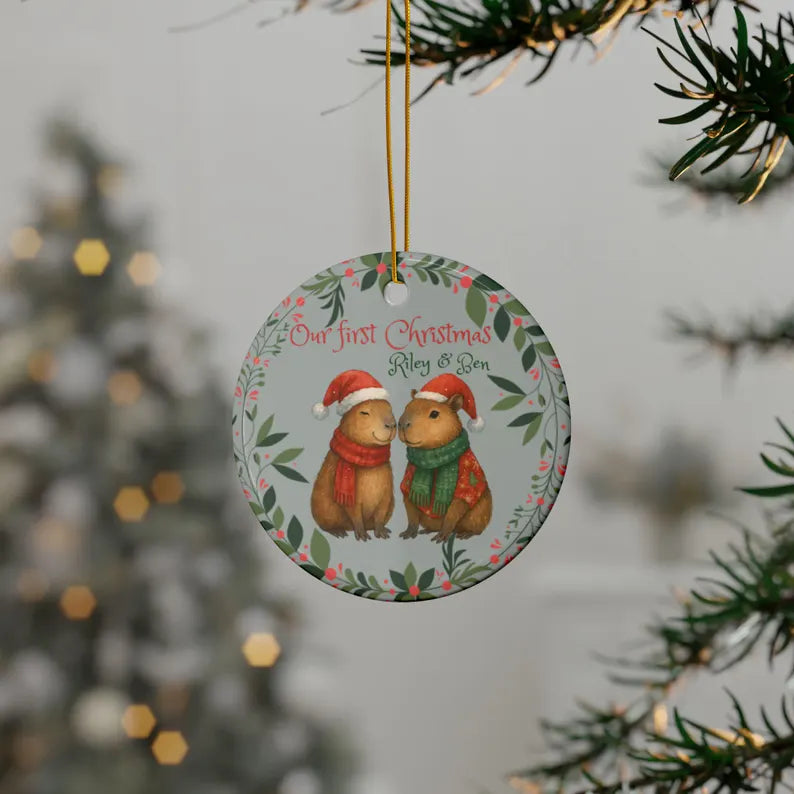 First Christmas / New Couple Ornaments