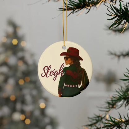 Cowgirl & Western Themed Ornaments