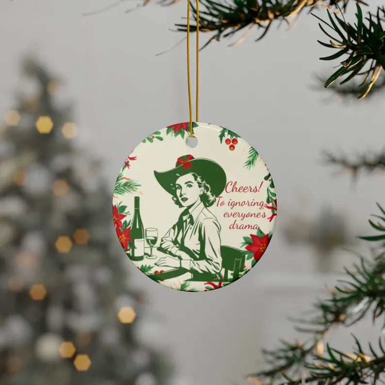 Cowgirl & Western Themed Ornaments