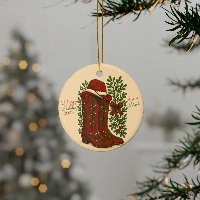 Cowgirl & Western Themed Ornaments