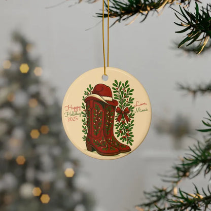 Cowgirl & Western Themed Ornaments