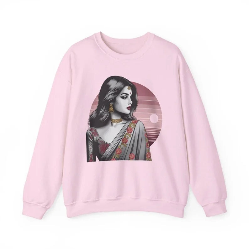 Chic Goth Bollywood Sweatshirt
