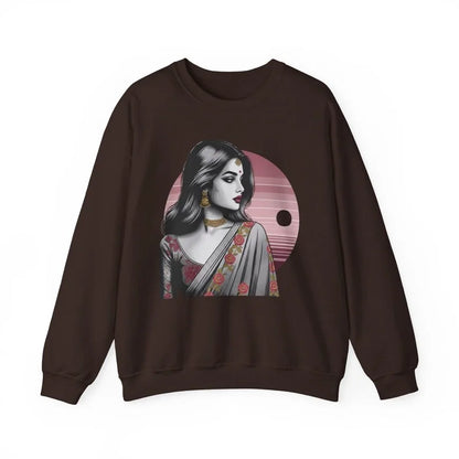 Chic Goth Bollywood Sweatshirt