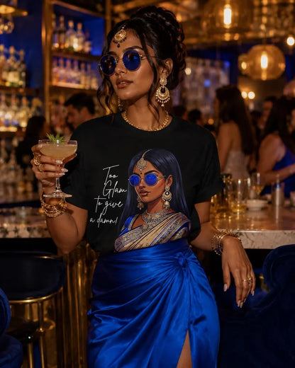 Too Glam to Give a Damn Tee
