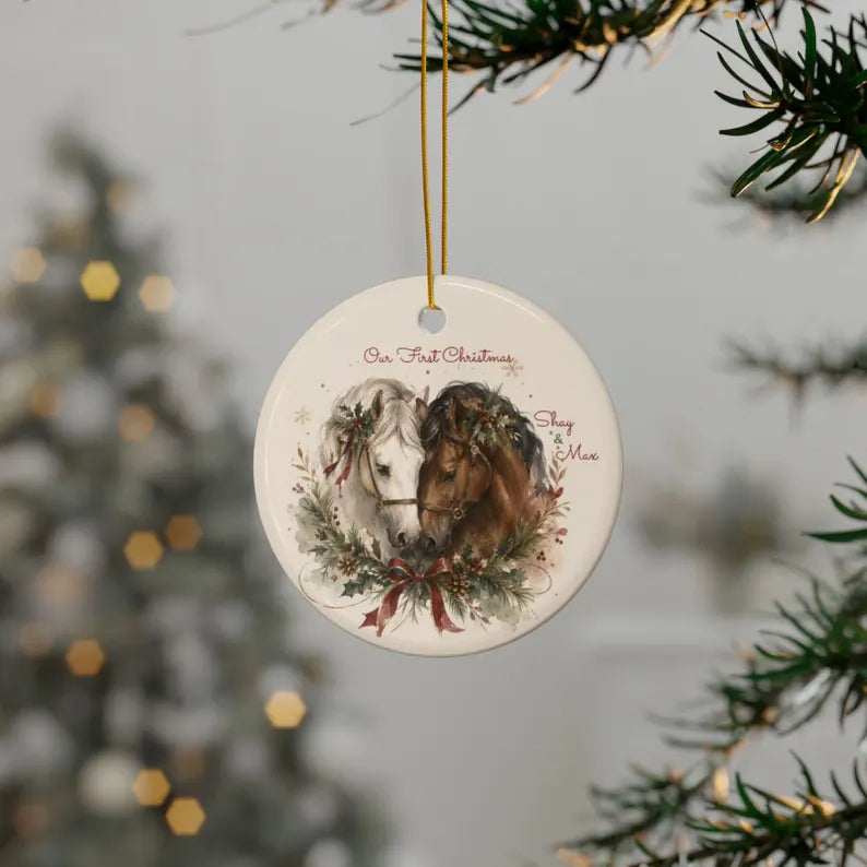 First Christmas / New Couple Ornaments