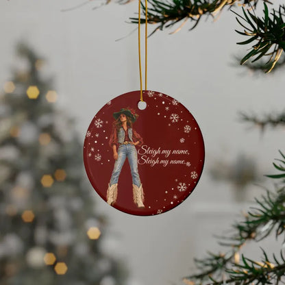Cowgirl & Western Themed Ornaments