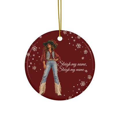 Cowgirl & Western Themed Ornaments