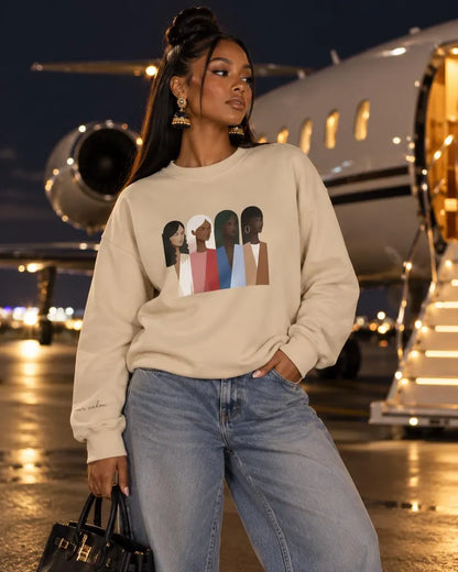 Chic, Inclusive Melanin Sweatshirt