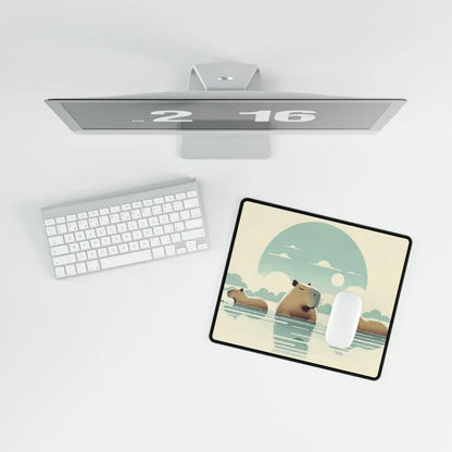 Capybara Desk Mat / Large Gaming Mouse Pad