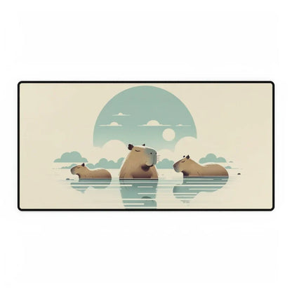 Capybara Desk Mat / Large Gaming Mouse Pad