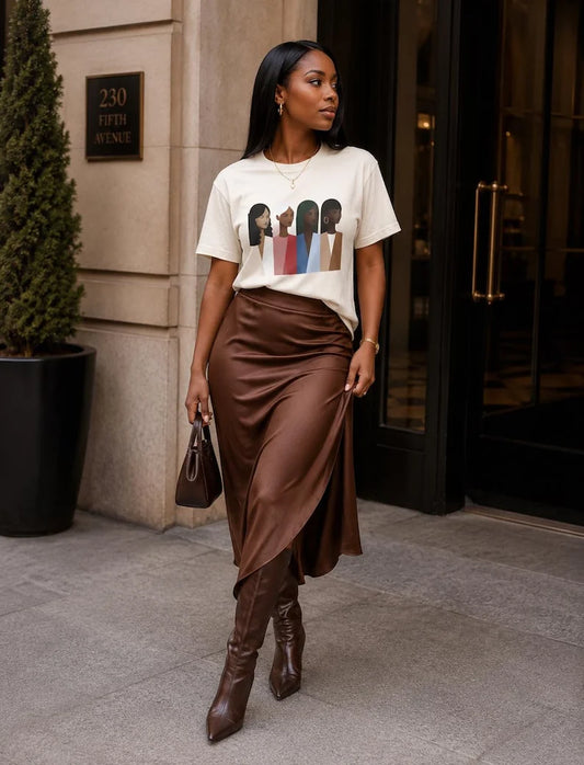 Custom Melanin T-Shirt, Inclusive Designs for Her