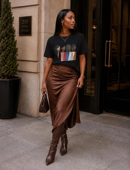 Custom Melanin T-Shirt, Inclusive Designs for Her