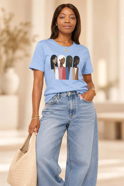 Custom Melanin T-Shirt, Inclusive Designs for Her
