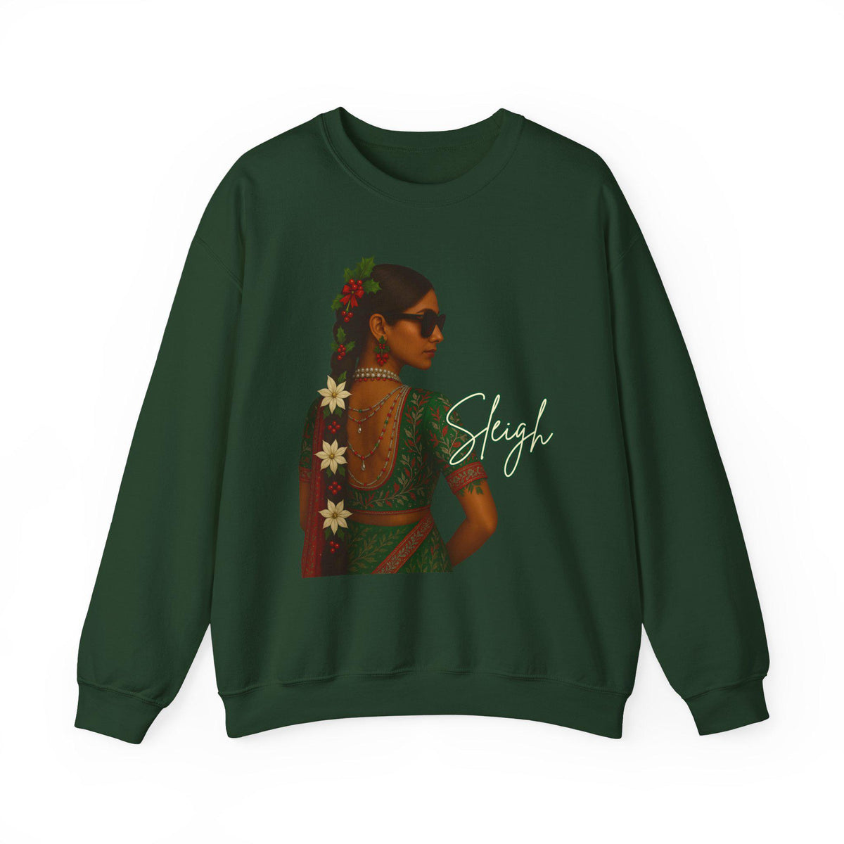 South Asian Christmas Sweatshirt Collection, Chic Desi Apparel for Bollywood Lovers - 3 Options