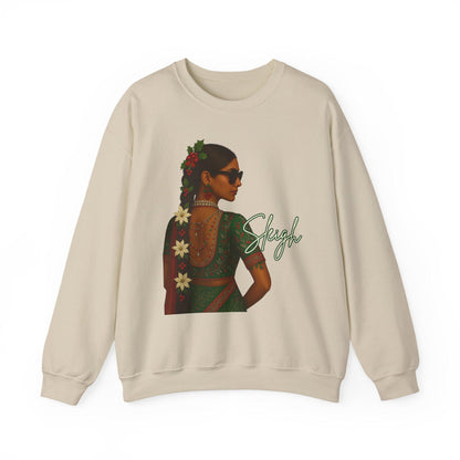 South Asian Christmas Sweatshirt Collection, Chic Desi Apparel for Bollywood Lovers - 3 Options