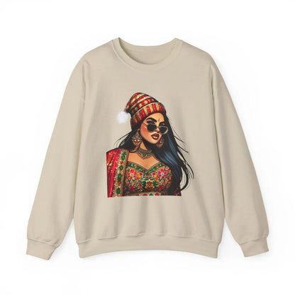 Desi Christmas Sweatshirt Collection, Chic South Asian Apparel for Bollywood Lovers - 3 Options