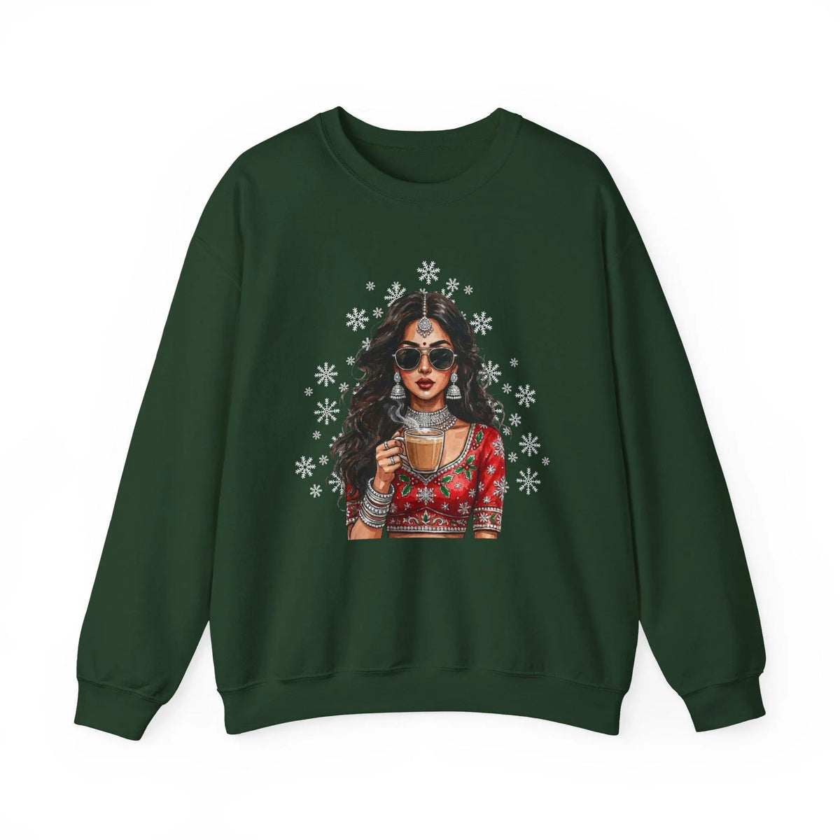 Desi Christmas Sweatshirt Collection, Chic South Asian Apparel for Bollywood Lovers - 3 Options