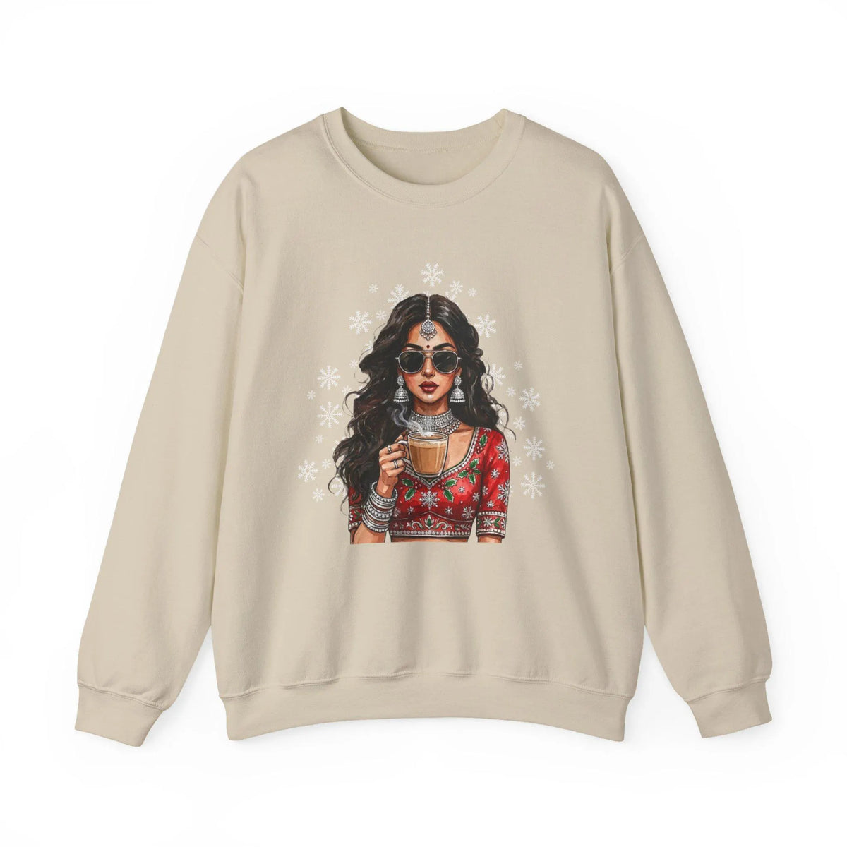 Desi Christmas Sweatshirt Collection, Chic South Asian Apparel for Bollywood Lovers - 3 Options