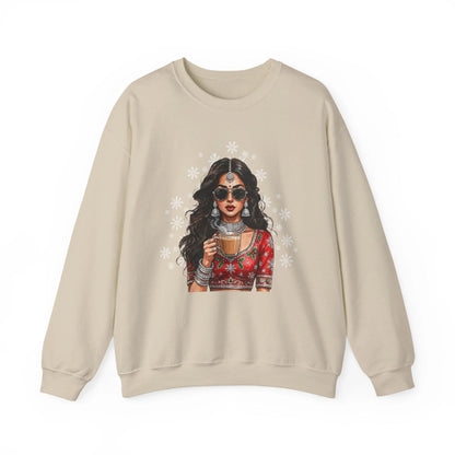 Desi Christmas Sweatshirt Collection, Chic South Asian Apparel for Bollywood Lovers - 3 Options