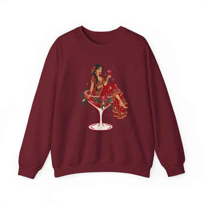 Desi Christmas Sweatshirt Collection, Chic South Asian Apparel for Bollywood Lovers - 3 Options