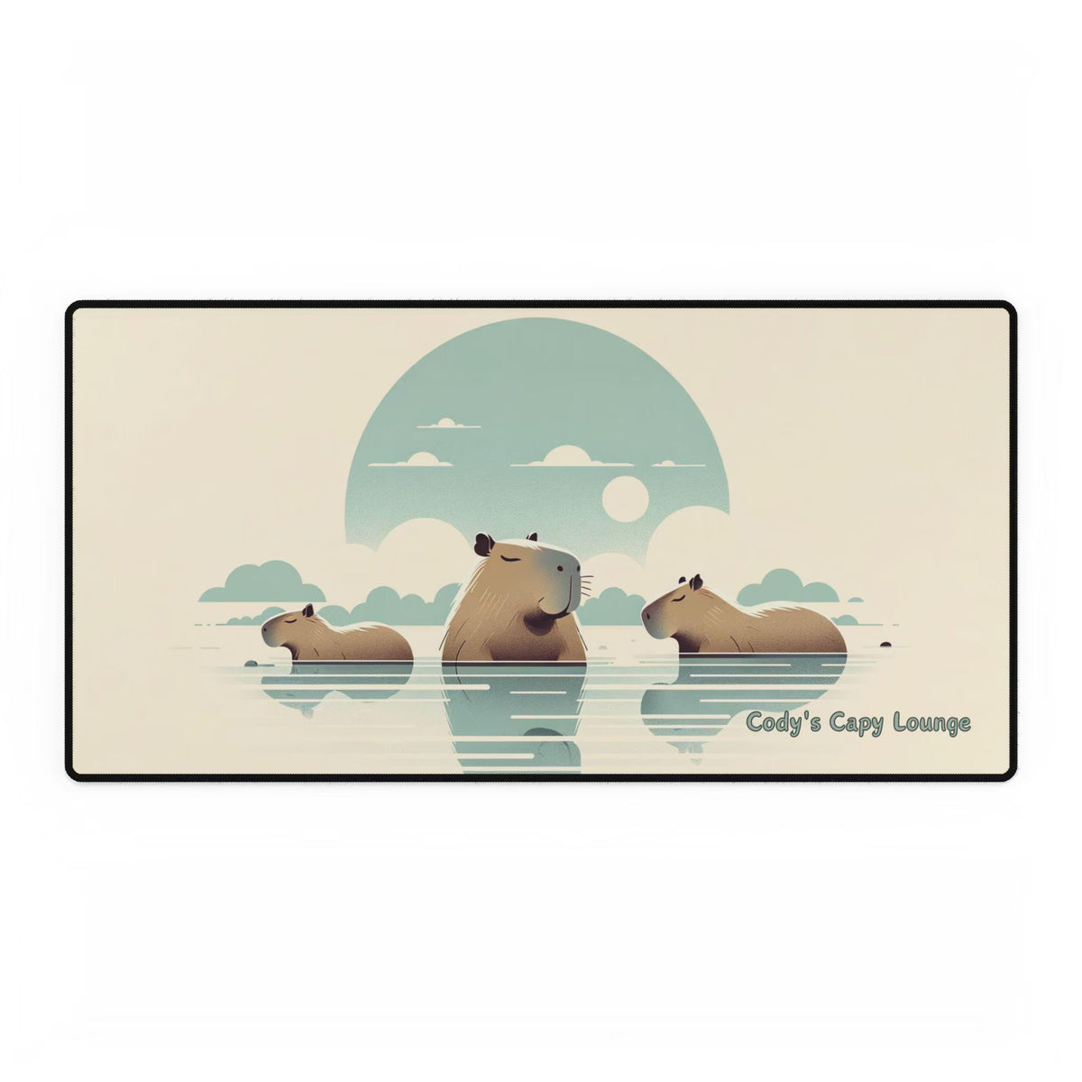 Capybara Desk Mat / Large Gaming Mouse Pad
