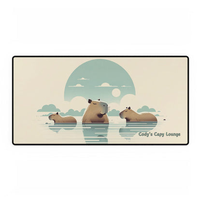 Capybara Desk Mat / Large Gaming Mouse Pad