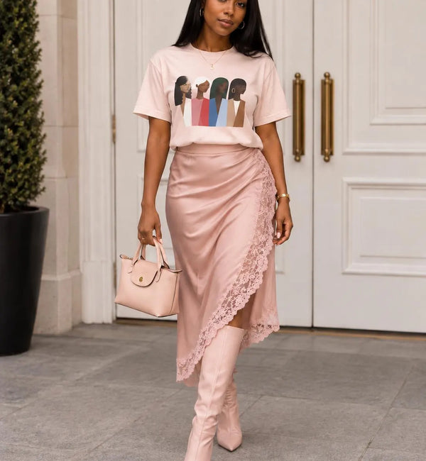 Custom Melanin T-Shirt, Inclusive Designs for Her